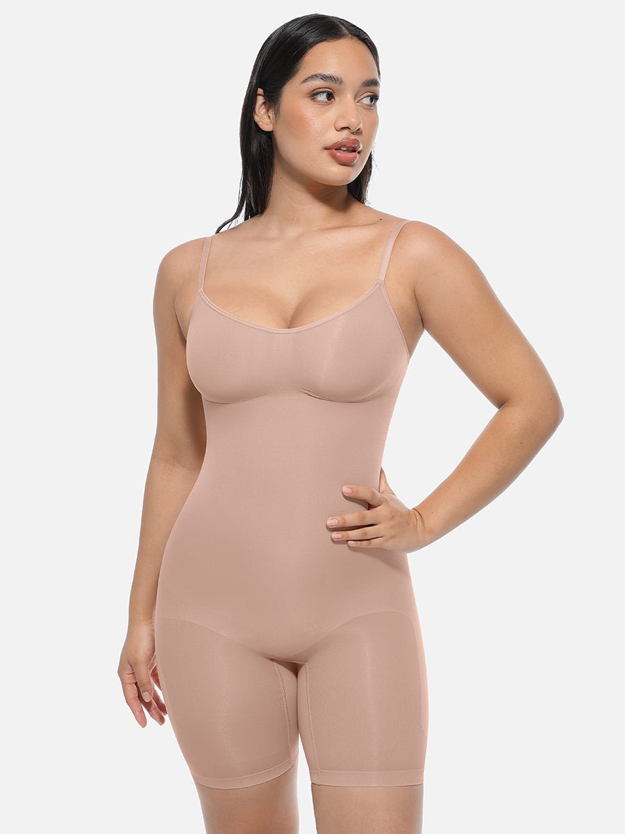 Mid Thigh Full Body Shaper-High Compression
