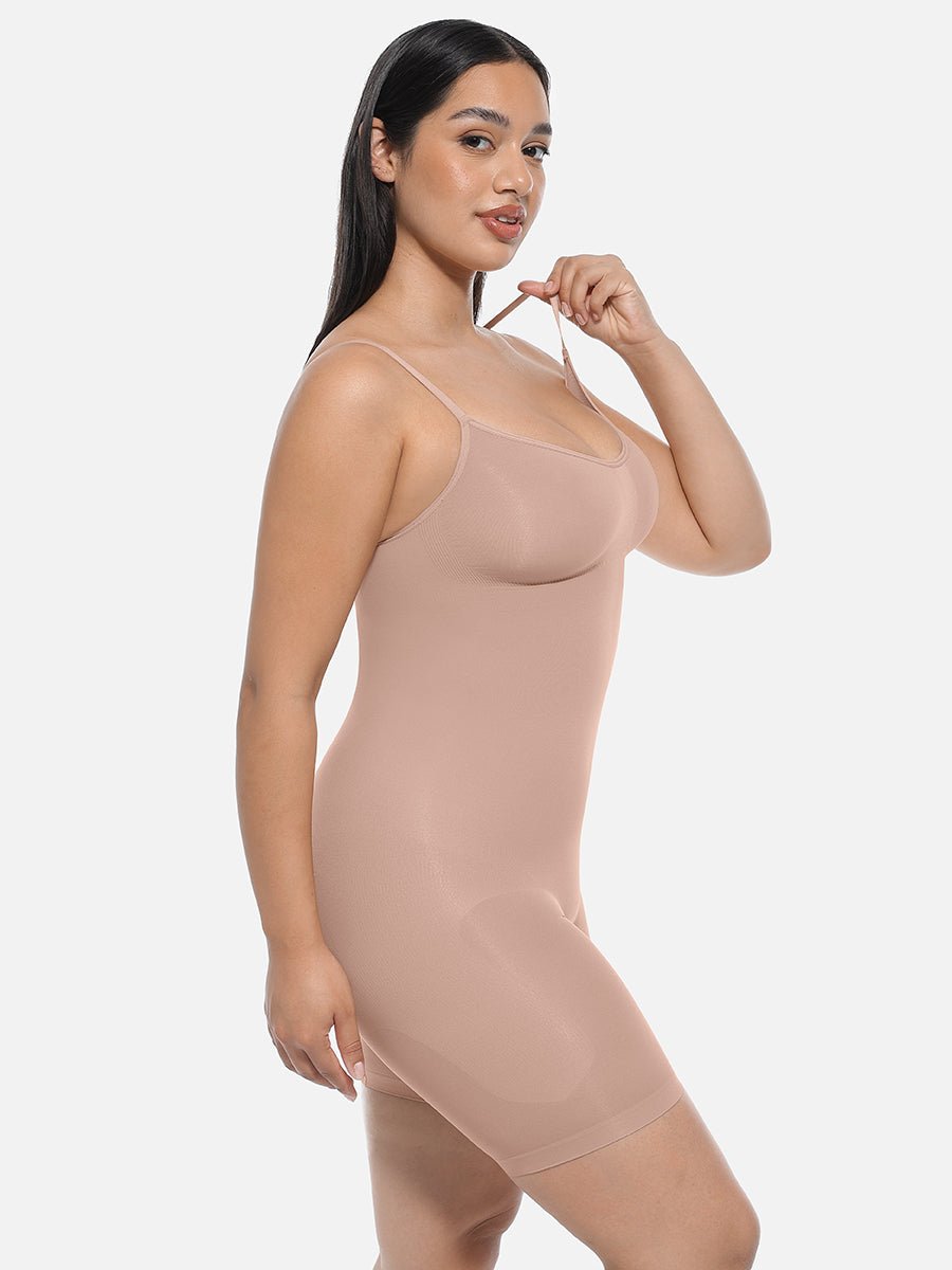 Mid Thigh Full Body Shaper-High Compression