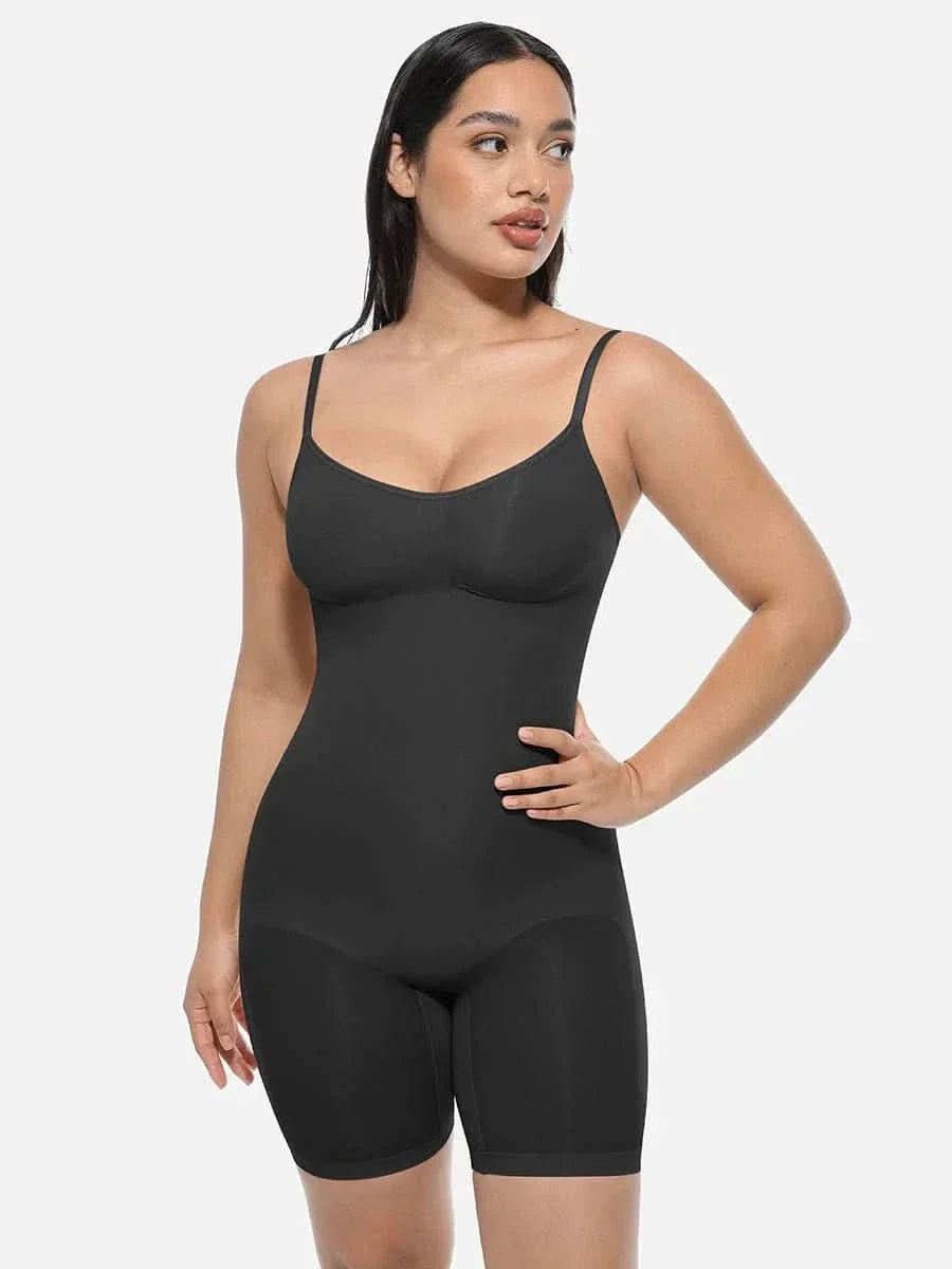 Mid Thigh Full Body Shaper-High Compression
