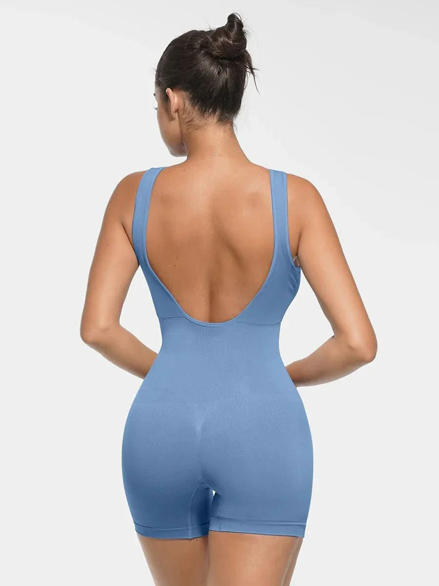 Round Neck Seamless Sexy U Back Shape Shapewear