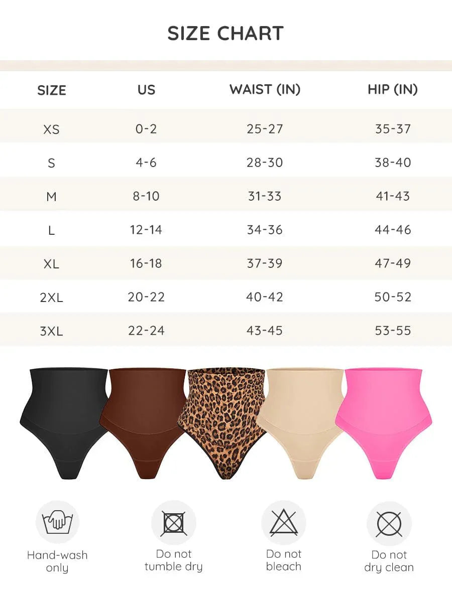 Non Padded V-Neck Bralette with Tummy Control Thong Set