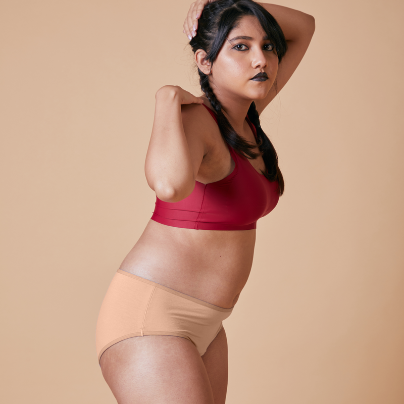 Tilt modal underwear women – Latte panties, buttery soft and eco-friendly.
