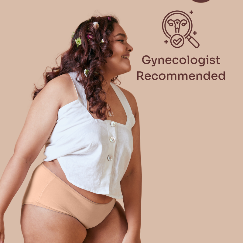 Latte Modal Fabric Underwear Bundle of 3 | Gynec Recommended Underwear for Women | Tilt Intimates