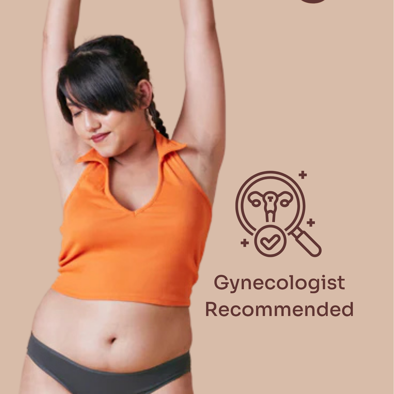 Pepper Grey Modal Fabric Underwear Bundle of 3 | Gynec Recommended Underwear for Women | Tilt Intimates