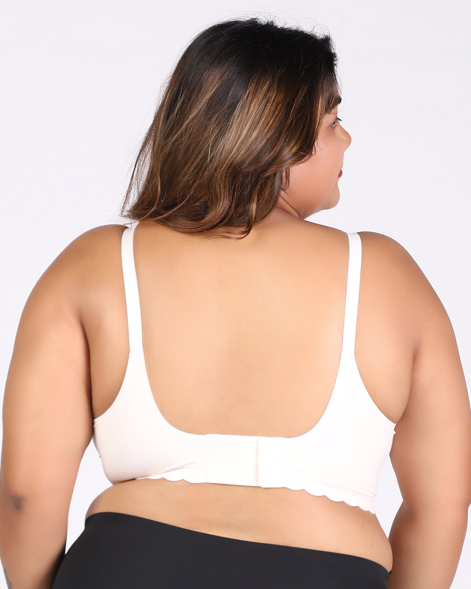 MamaEase Seamless Wirefree Padded Nursing Bra Beige