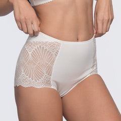 High-waist classic matching brief - Ivory
