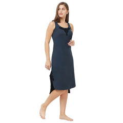 SOIE Woman - High-low sleeveless nighty - -for Women