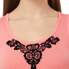 SOIE Woman - High-low sleeveless nighty - -for Women