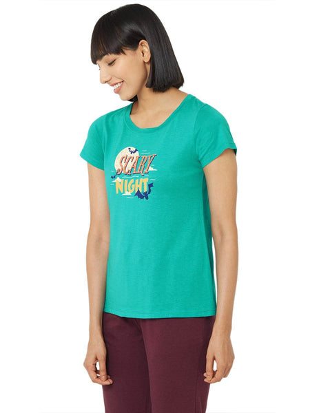 SOIE Woman - Half sleeve printed T-shirt - -for Women