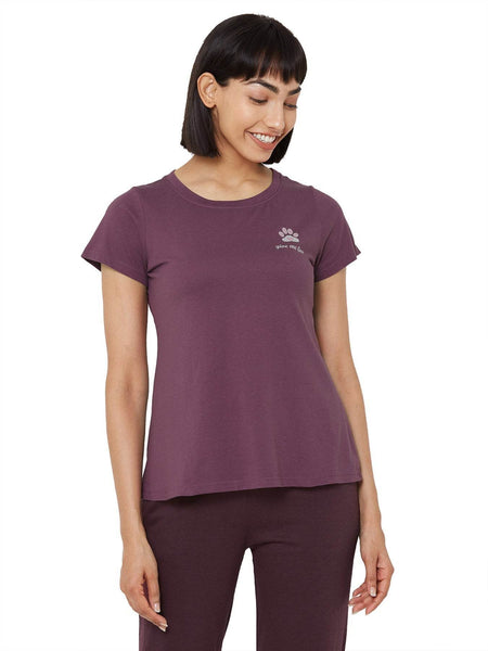 SOIE Woman - Half sleeve printed T-shirt - -for Women
