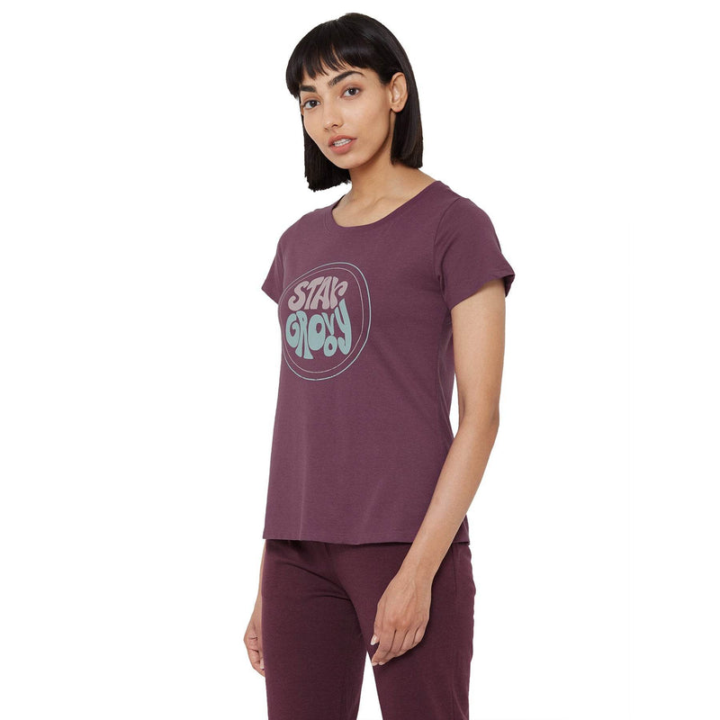SOIE Woman - Half sleeve printed T-shirt - -for Women