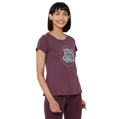 SOIE Woman - Half sleeve printed T-shirt - -for Women