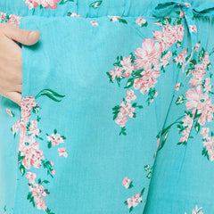 SOIE Woman - Printed Pyjama with Pockets - -for Women