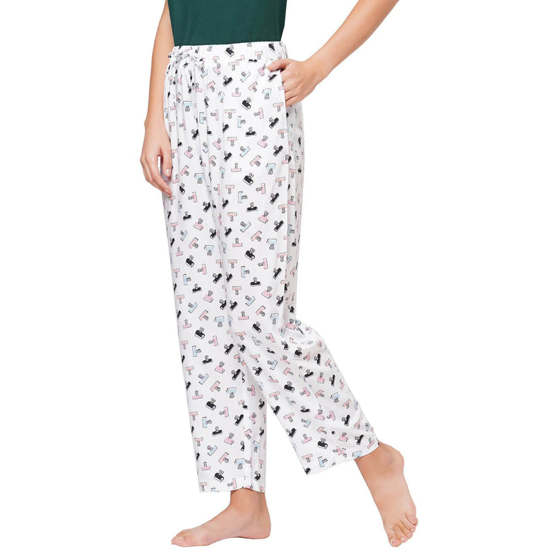 SOIE Woman - Printed Pyjama with Pockets - -for Women