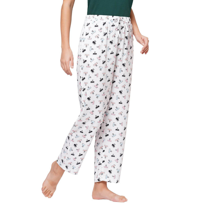 SOIE Woman - Printed Pyjama with Pockets - -for Women