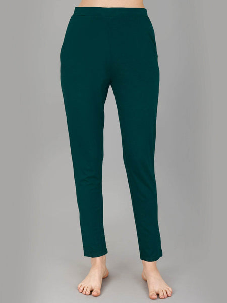 SOIE Woman - Mid Rise Ankle Length Supersoft Lounge Pants with Pockets - -for Women