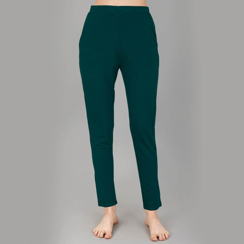 SOIE Woman - Mid Rise Ankle Length Supersoft Lounge Pants with Pockets - -for Women