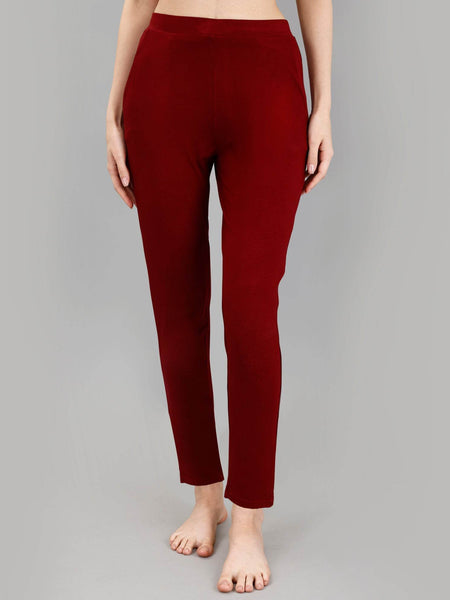 SOIE Woman - Mid Rise Ankle Length Supersoft Lounge Pants with Pockets - -for Women