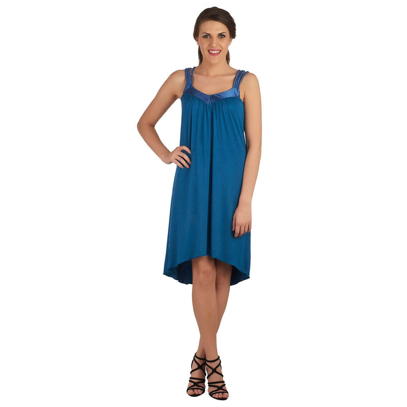 SOIE Woman - High-Low Knee Length Dress - -for Women
