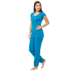 SOIE Woman - Co-ordinate Pyjama Set - -for Women