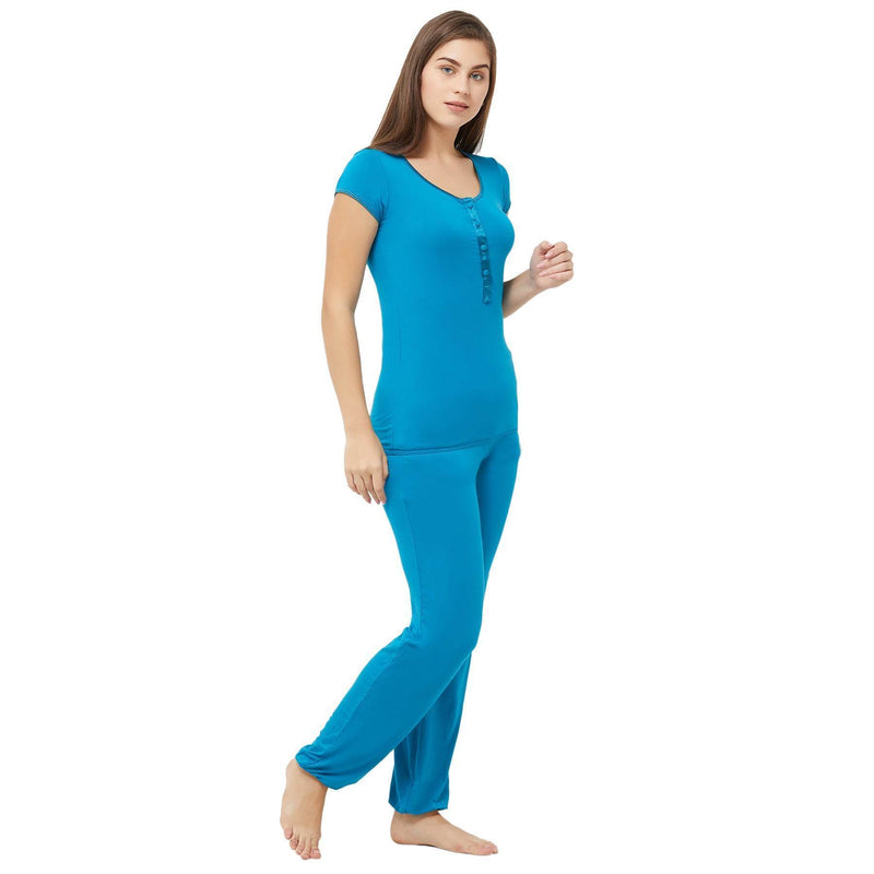 SOIE Woman - Co-ordinate Pyjama Set - -for Women