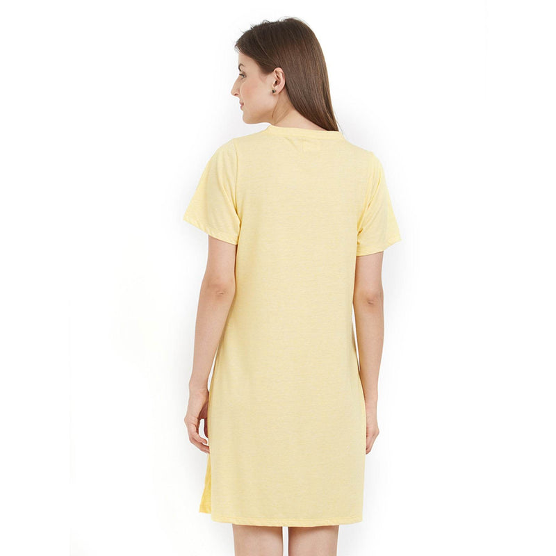 SOIE Woman - V Neck Printed Sleepshirt - -for Women