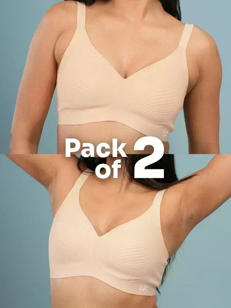 Nude Wave Bra - 2 Pack