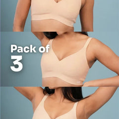 Nude Wave Bra - 3 Pack