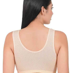 Plus Size Breastfeeding Pregnancy Seamless Front Buttons Bra