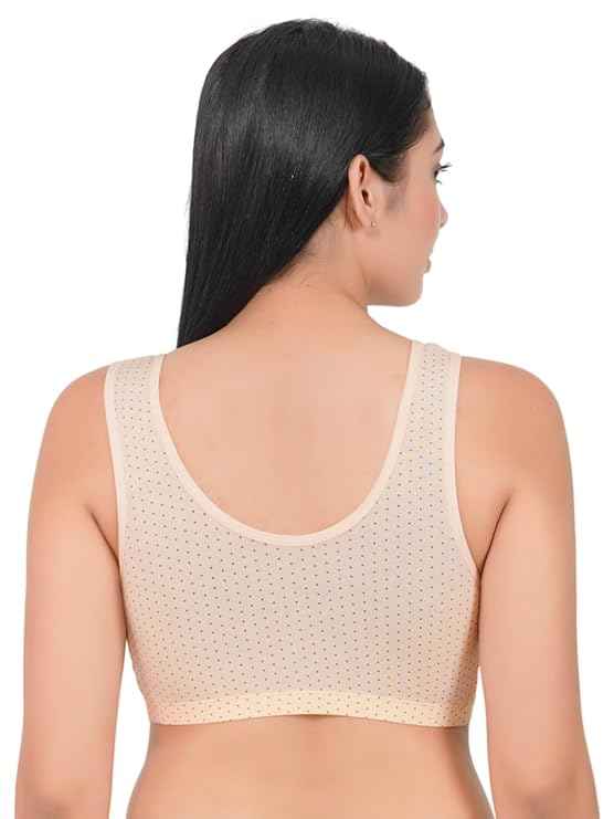 Plus Size Breastfeeding Pregnancy Seamless Front Buttons Bra
