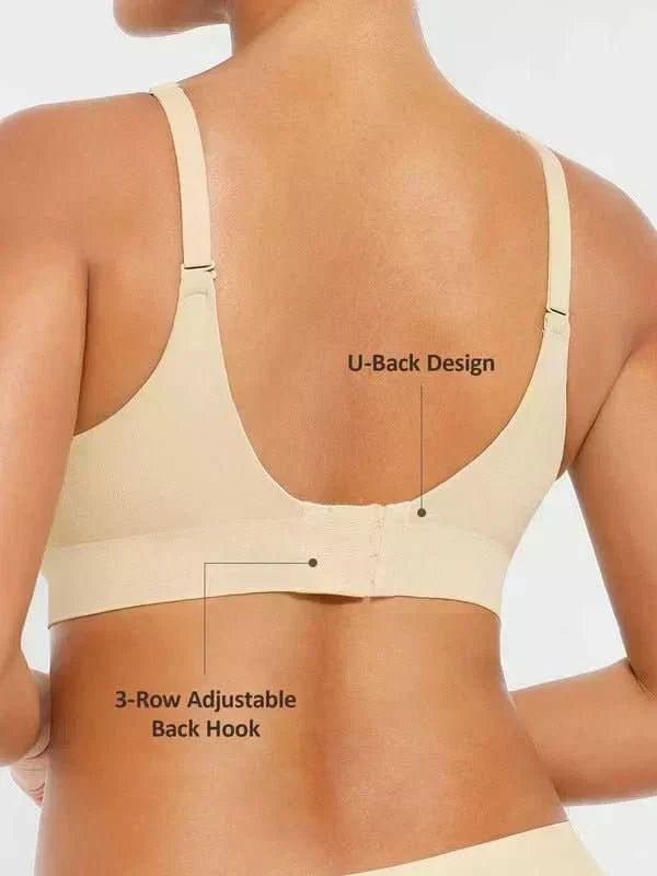 Wireless Padded Push-Up Seamless Comfort Full Coverage Bra – Wireless Bra & Seamless Padded Support