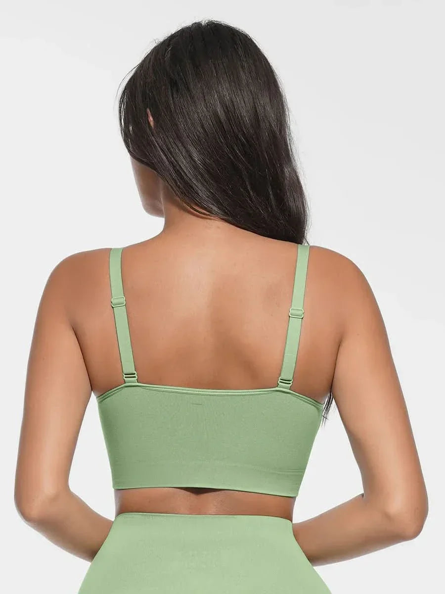 Seamless Non-Padded Scoop Neck Bra