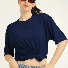 drop shoulder tshirt for women