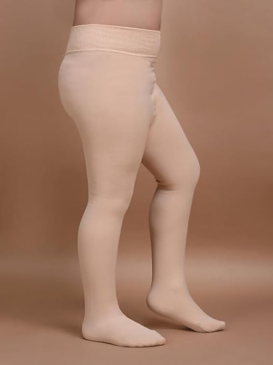 Brachy Girls Pack Of 2 Girls Thermal Fleece Lined Winter Warm Tights Pantyhose Stockings