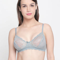 Aish | Double Layered Non Wired Medium Coverage Breathable Lace Bra
