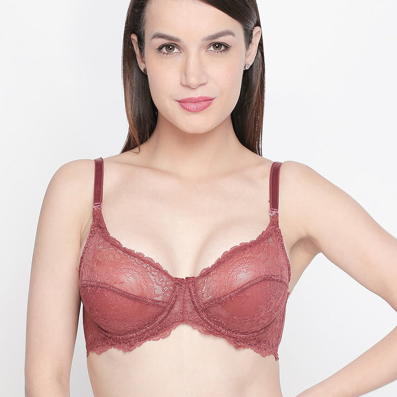 Ivy | Wired, Low Demi Coverage Lace Bra Convertible Straps