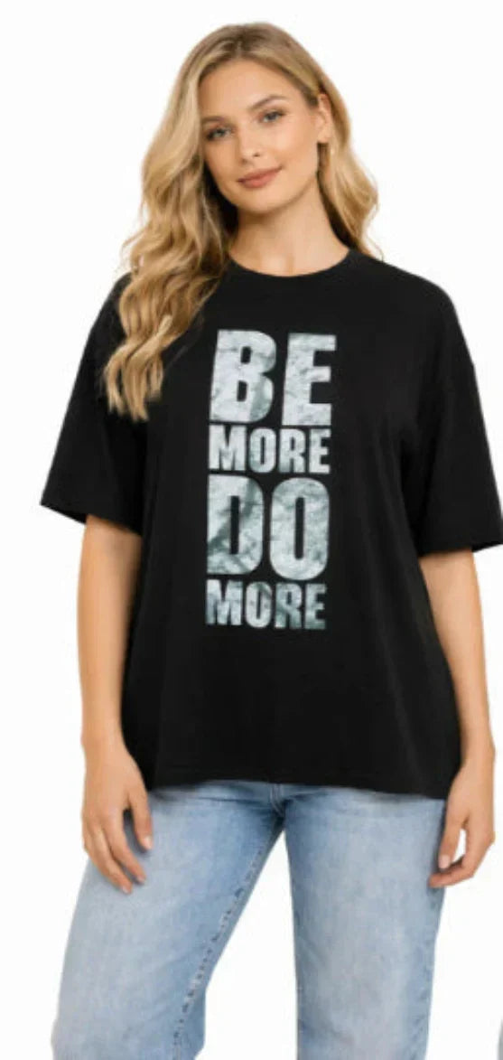 Bamboo Fabric Women Oversize Printed T-Shirt – Ultra Soft | Breathable