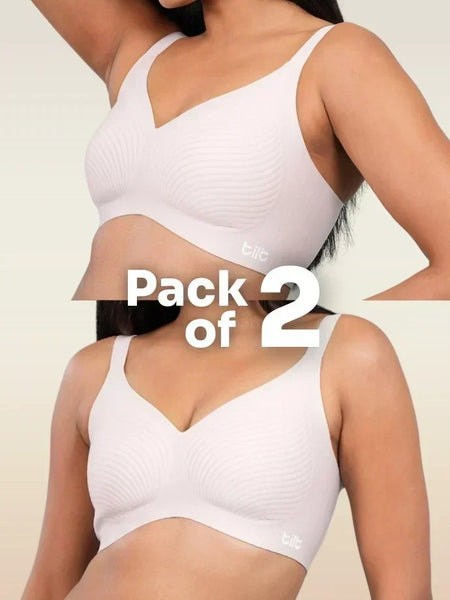 Blush Wave Bra - 2 Pack