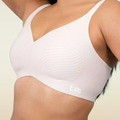 Set - Blush Wave Bra and Beige Shaper Underwear