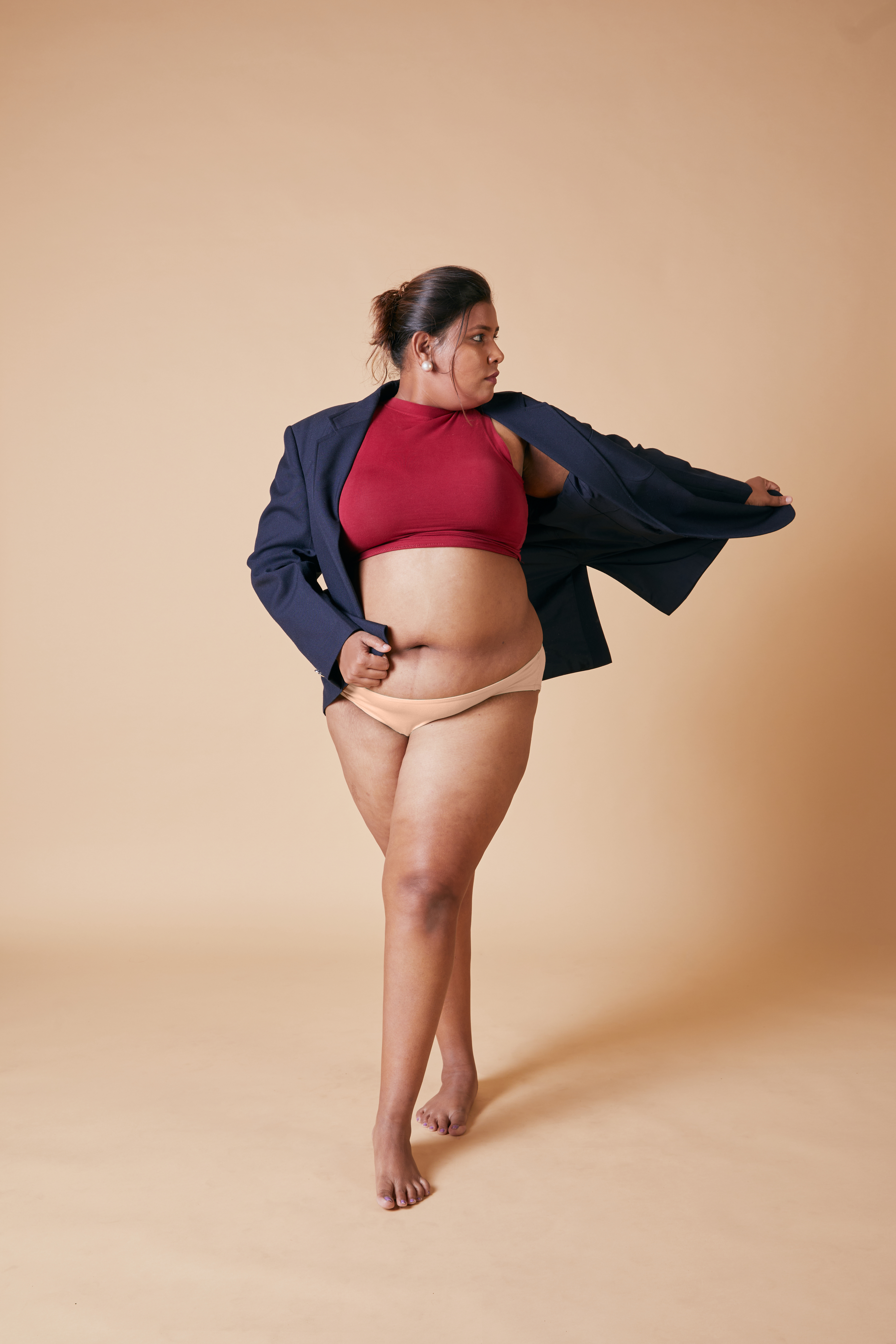 Beige modal underwear women – Tilt Latte panties, breathable and soft.