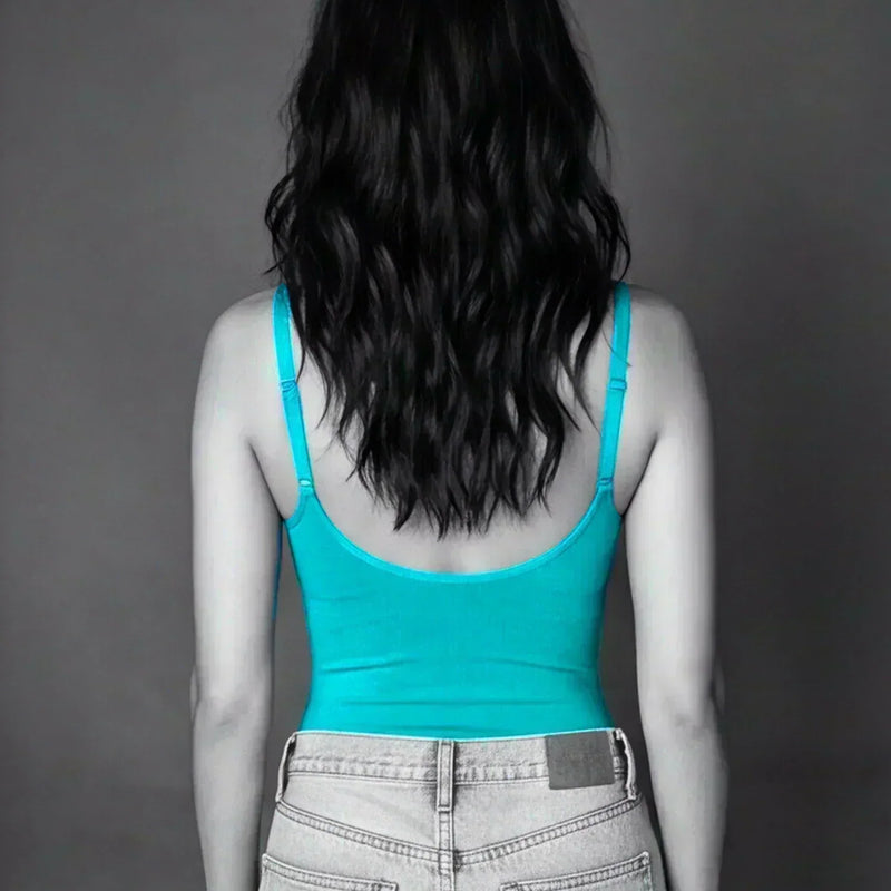 Neon Pop Body Suit- Teal