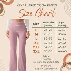 Petal Pink High Rise Flare Yoga Pants