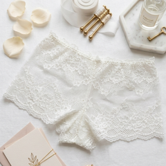 Nia Lace Panty | Mid-Rise Full Coverage | Soft Stretch Floral Lace | Breathable