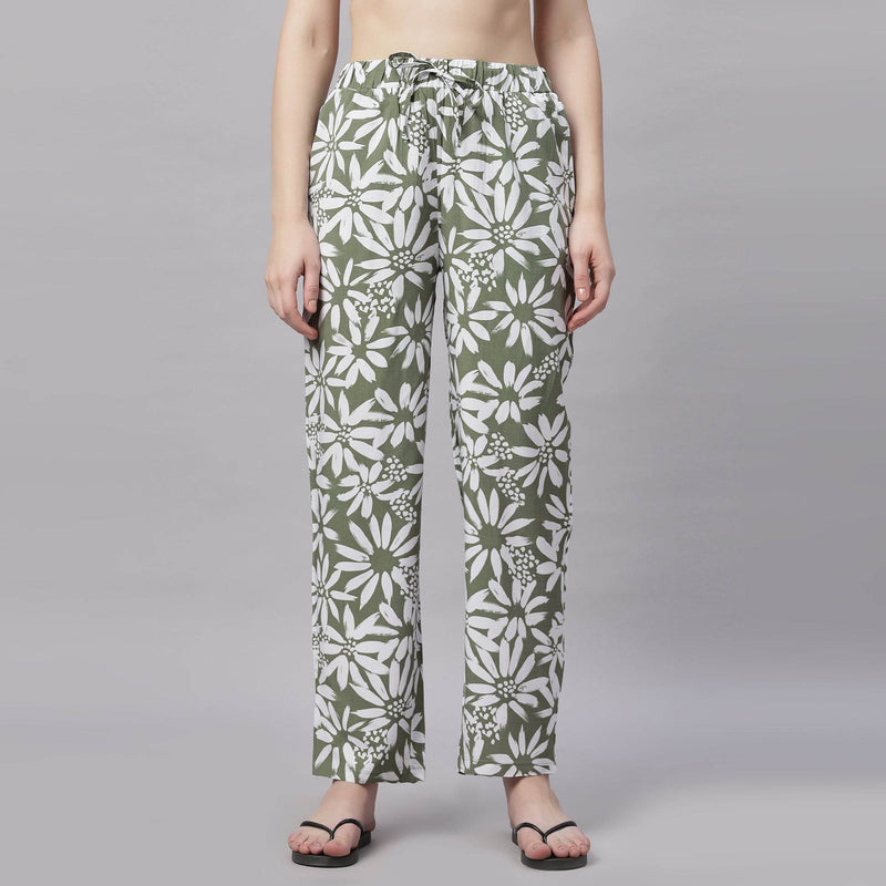 SOIE Woman - Supersoft Rayon Printed Pyjamas with Pockets - NightWear -for Women