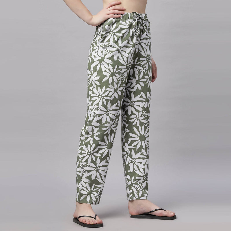 SOIE Woman - Supersoft Rayon Printed Pyjamas with Pockets - NightWear -for Women