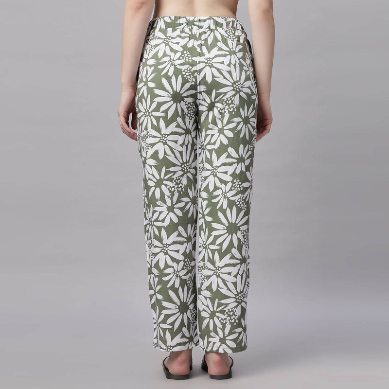 SOIE Woman - Supersoft Rayon Printed Pyjamas with Pockets - NightWear -for Women
