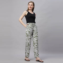 SOIE Woman - Supersoft Rayon Printed Pyjamas with Pockets - NightWear -for Women