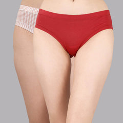 SOIE Woman - Mid Rise Stretch Cotton Seamless Full Coverage Shorty Panty (Pack of 2) - Panty -for Women