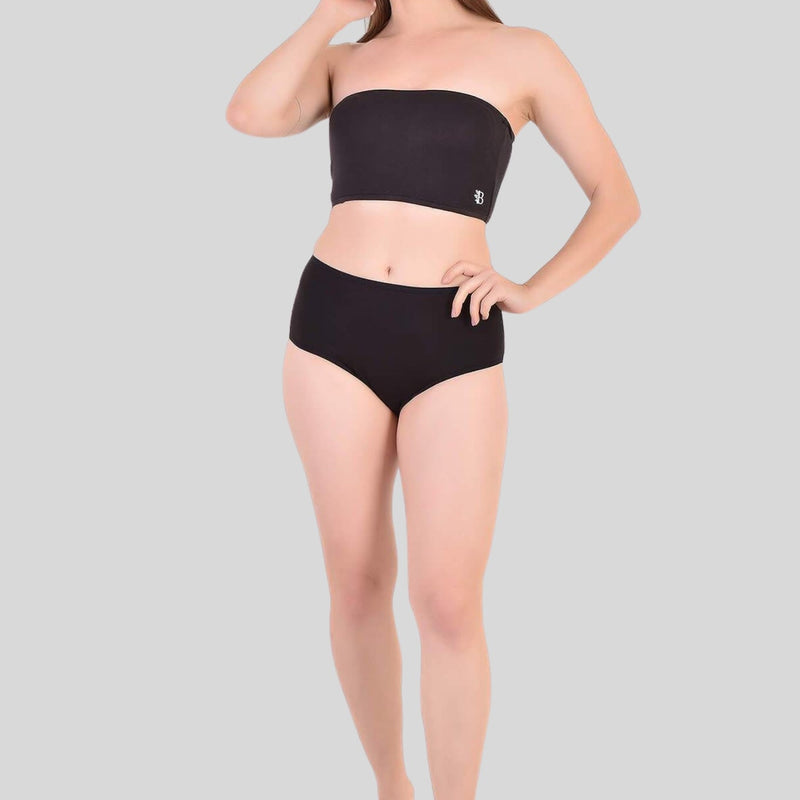 Bamboo Fabric Tube Top | Black