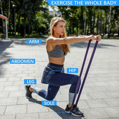 Heavy Pull up Resistance Loop Bands - Purple - 40 to 90 Lbs